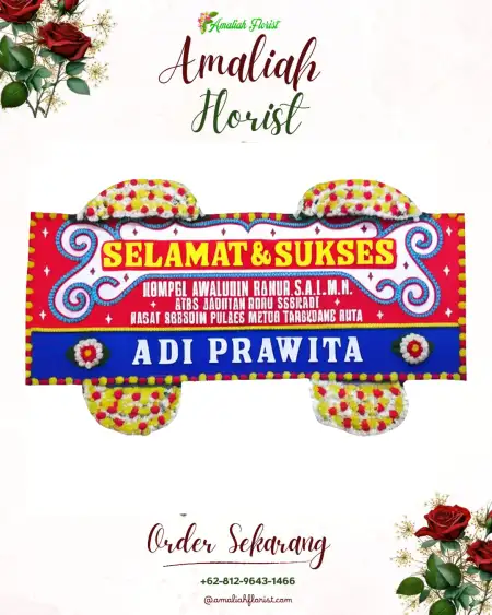 Papan Bunga Ucapan Selamat Mndona Hiera