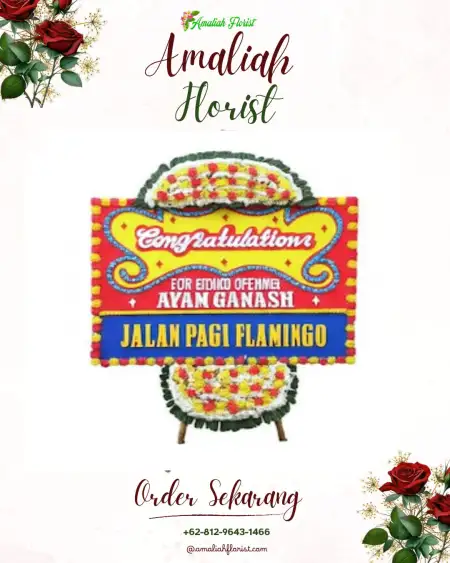 Sewa Papan Bunga Mndona Hiera